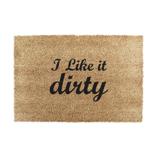 Iš kokoso pluošto grindų kilimėlis 40x60 cm I Like it Dirty – Artsy Doormats
