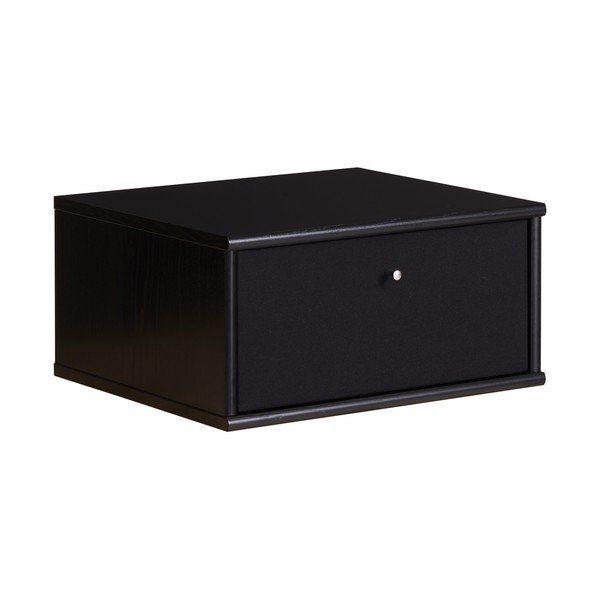 Juodas pakabinamas naktinis staliukas Mistral - Hammel Furniture-image-2
