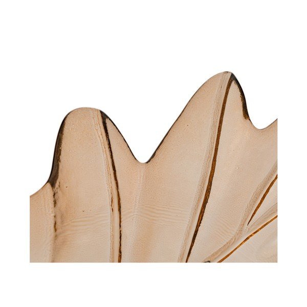 Iš stiklo dekoratyvinis padėklas 19,5x35 cm Leaf – Ixia-image-3