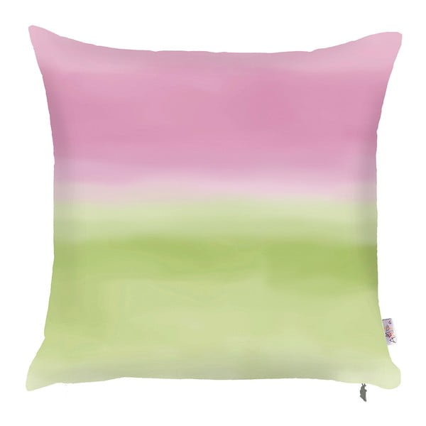 Žalios ir rožinės spalvos užvalkalas Mike & Co. NEW YORK Velykų šešėlis, 43 x 43 cm