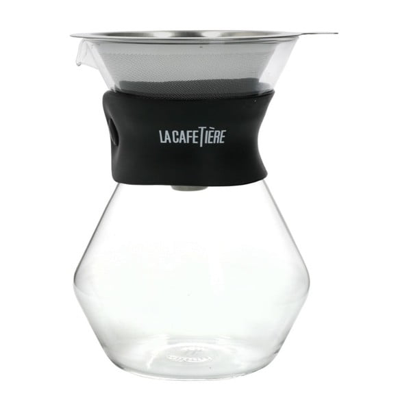 0,4 l talpos karafa iš borosilikatinio stiklo su nerūdijančio plieno filtru La Cafetiere - Kitchen Craft