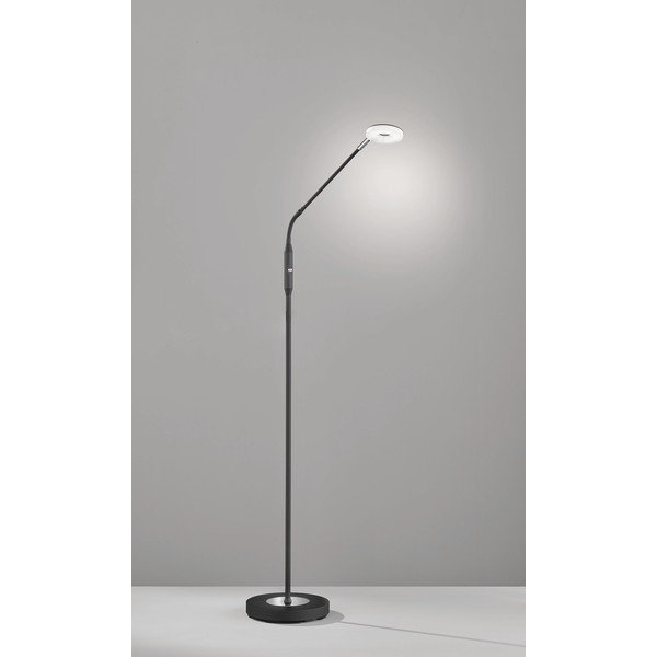 Pastatomas šviestuvas juodos spalvos LED su pritemdymo funkcija (aukštis 150 cm) Dent – Fischer & Honsel-image-1