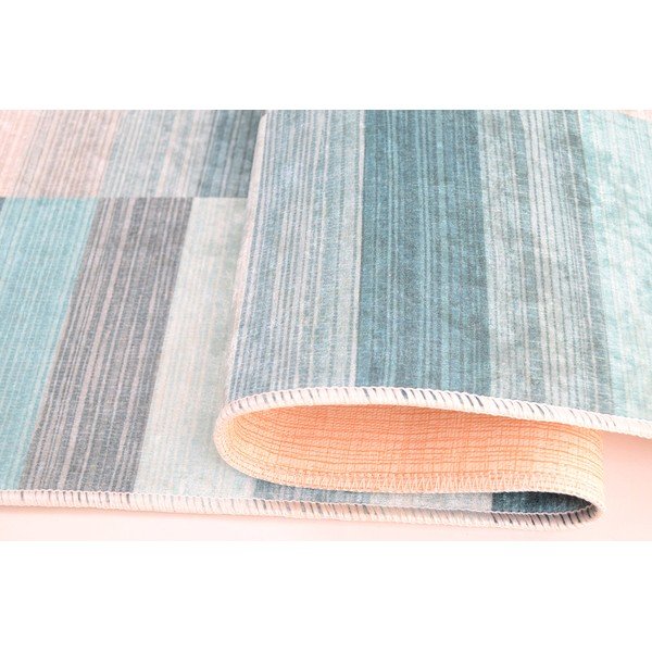 Skalbiamas kilimas mėlynos spalvos 80x150 cm Hali – Vitaus-image-2