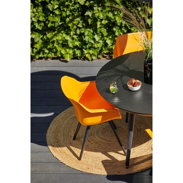 Juodas sodo stalas Hartman Sophie, ø 128 cm-image-3