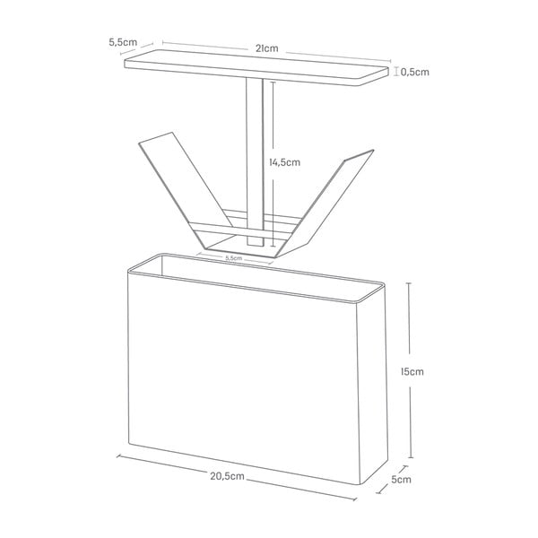 Padėklas kavos filtrams Tosca - YAMAZAKI-image-4