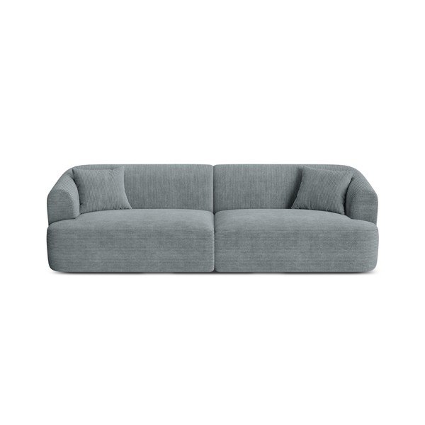 Tamsiai pilkos spalvos sofa iš kordinio velveto 255 cm Campi – Cosmopolitan Design