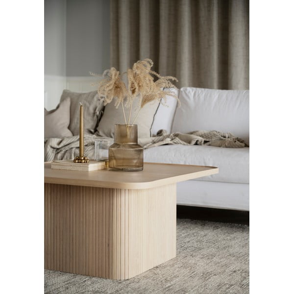 Natūralios ąžuolo medienos šoninis staliukas Rowico Sullivan, 60 x 60 cm-image-3