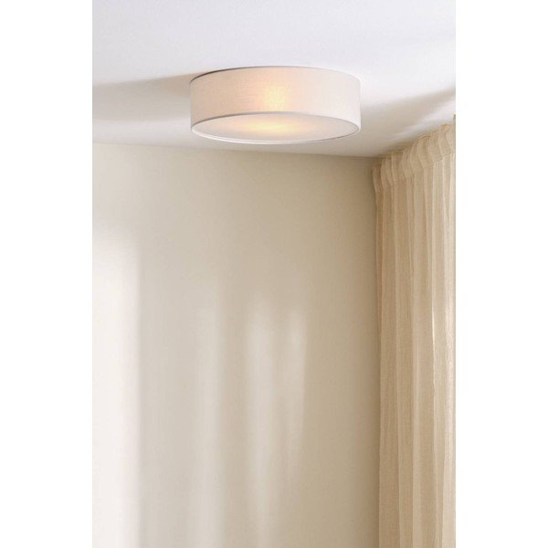 Smėlio spalvos iš tekstilės lubinis šviestuvas ø 40 cm Allan – Jotex-image-1