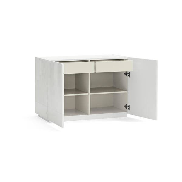 Žema šoninė spintelė baltos spalvos 100x70 cm Doric – Teulat-image-3