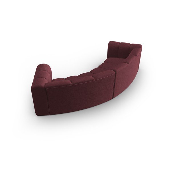 Sofa bordo spalvos 322 cm Lupine – Micadoni Home-image-3