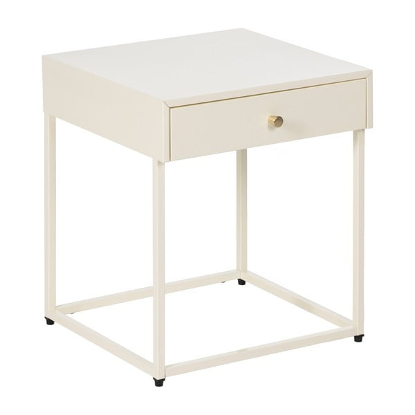 Kreminės spalvos naktinis staliukas Nara – Ixia