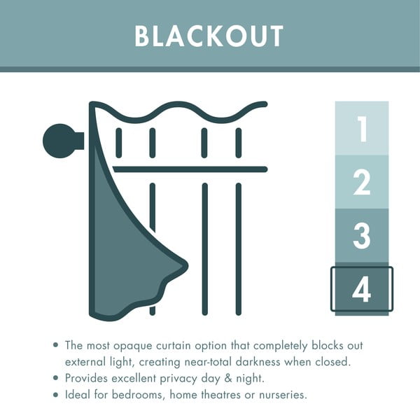 Juodos spalvos visiškai užtemdo užuolaidos 2 vnt. 117x183 cm Wilson – Catherine Lansfield-image-4