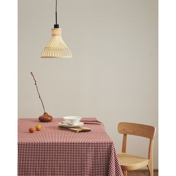Natūralios spalvos bambuko šviestuvo gaubtas ø 30 cm Nathaya - Kave Home-image-1