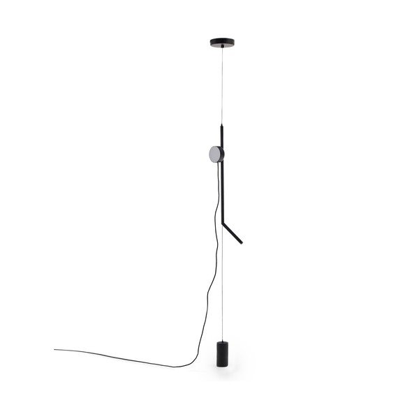 Juodos spalvos pastatomas šviestuvas LED su pritemdymo funkcija (aukštis 339 cm) Orey – Kave Home
