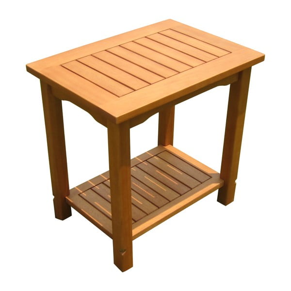 Iš eukalipto masyvo sodo šoninis staliukas 35x50 cm Santa Cruz – Garden Pleasure-image-1