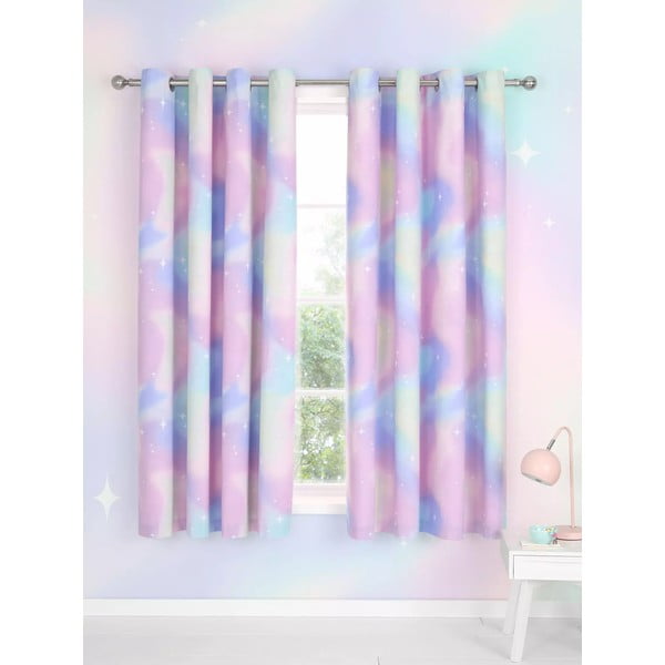 Vaikiškos užuolaidos 2 vnt. 168x183 cm Ombre Stars – Catherine Lansfield-image-1