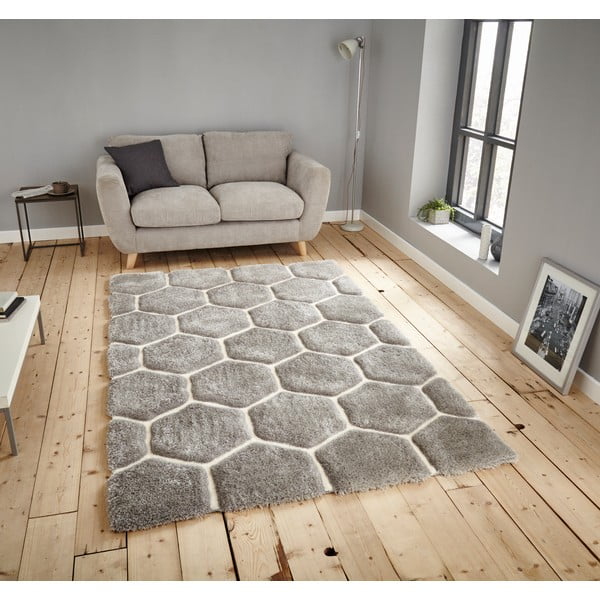 Pilkas kilimas Think Rugs Noble House, 150 x 230 cm-image-1