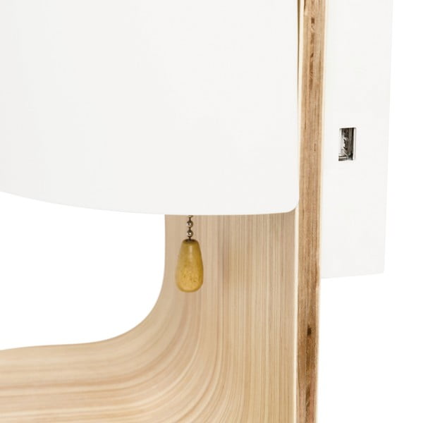 Sieninis šviestuvas su 2 USB prievadais SULION Robert-image-1