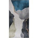 Skalbiamas kilimas mėlynos spalvos/pilkos spalvos 80x150 cm – Vitaus