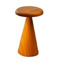 Natūralios spalvos stalinis šviestuvas LED (aukštis 21 cm) su mediniu gaubtu Sylva – Gingko