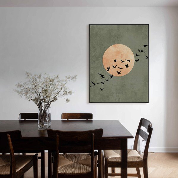 Spausdintas paveikslas su rėmeliu 60x80 cm Midnight Flight – Styler-image-3