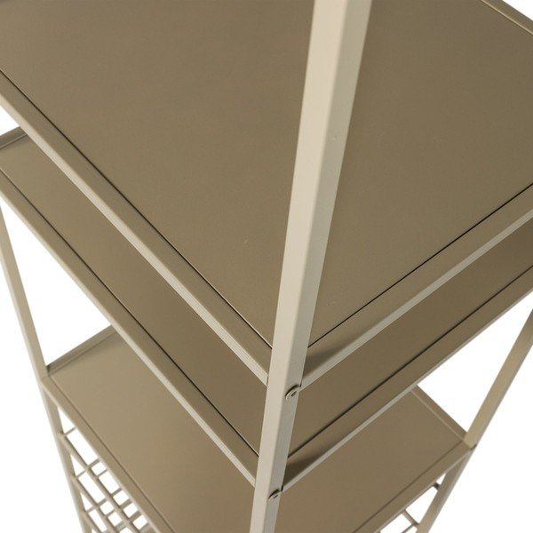 Smėlio spalvos vyno spintelė butelių skaičius 25, 45x185x40 cm Reese – WOOOD-image-4