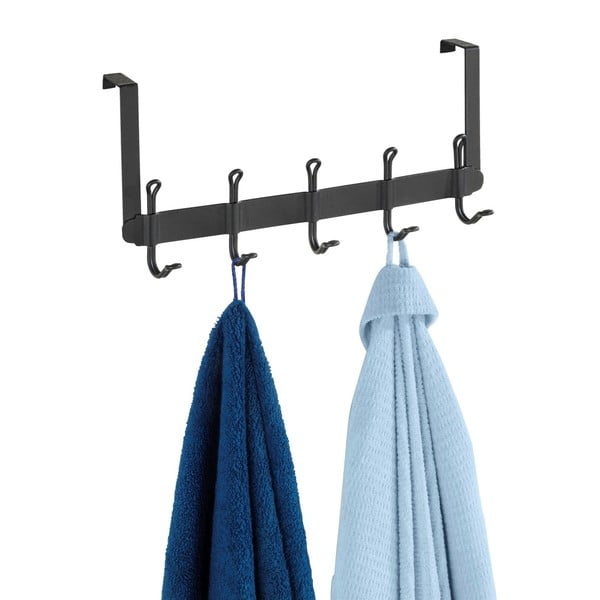 Juoda durų pakaba su 5 kabliukais Wenko Nostalgia-image-1