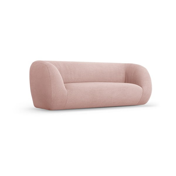 Sofa iš boucle šviesiai rožinės spalvos 210 cm Essen – Cosmopolitan Design-image-2