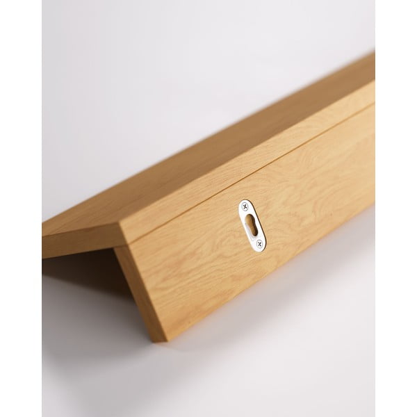 Natūralios spalvos ąžuolo dekoro lentynos Abilen - Kave Home-image-3