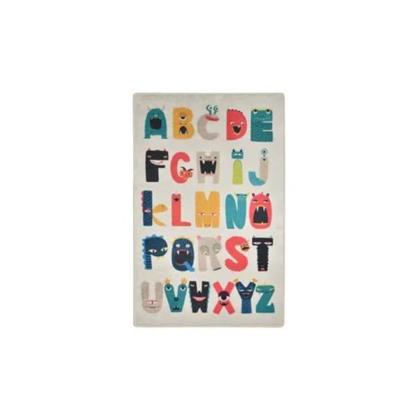 Skalbiamas vaikiškas kilimas 140x190 cm Alphabet – Mila Home