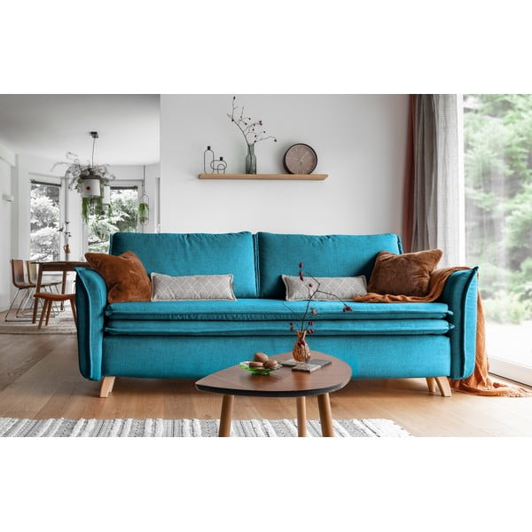 Sulankstoma sofa turkio spalvos 225 cm Charming Charlie – Miuform-image-1