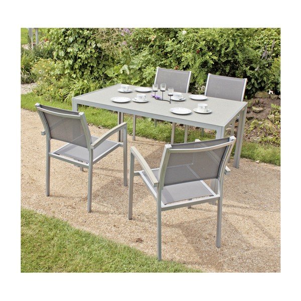 Sodo valgomojo stalas 90x150 cm Grace – Garden Pleasure-image-1