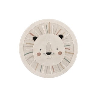Vaikiškas kilimas kreminės spalvos ø120 cm Clown – Universal
