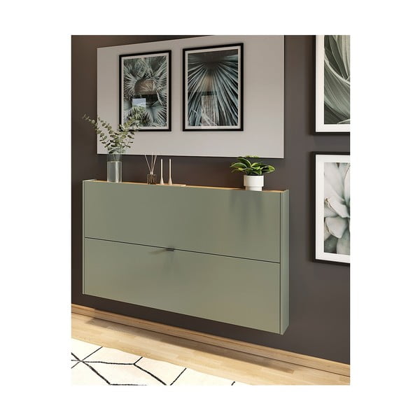 Koridoriaus baldas žalios spalvos/pilkos spalvos Ameca – Germania-image-2
