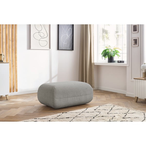 Smėlio spalvos velvetinis pufas Lecomte - Bobochic Paris-image-1