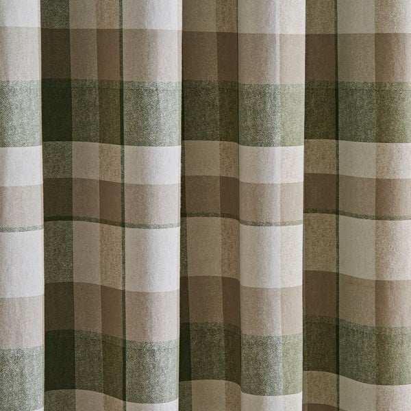 Žalios ir smėlio spalvos užuolaidos, 2 vnt., 168x183 cm - Catherine Lansfield-image-3