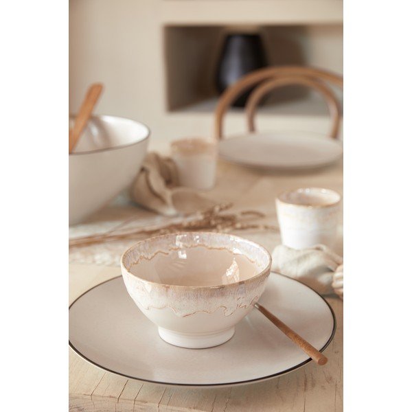 Pilkos spalvos iš akmens masės maži dubenys 4 vnt. 550 ml Latte – Costa Nova-image-2