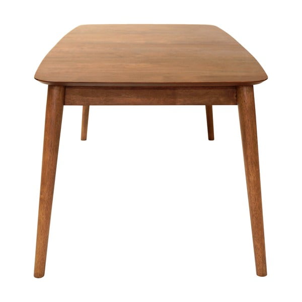 Prailginamas valgomojo stalas su papildomu stalviršiu iš riešutmedžio 90x180 cm Montreux – Actona-image-4