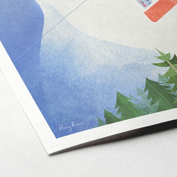 Plakatas Travelposter Les Alpes, A3-image-2