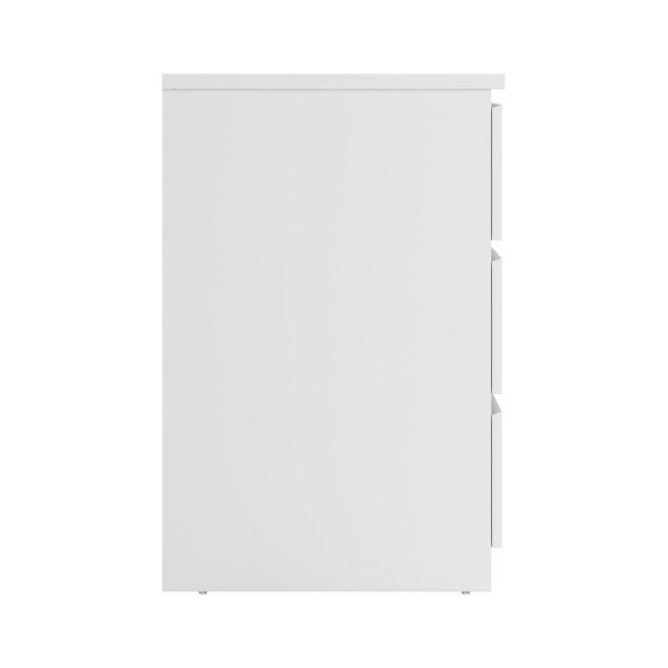 Baltos spalvos šoninė spintelė 77x76x50 cm Naia – Tvilum-image-4