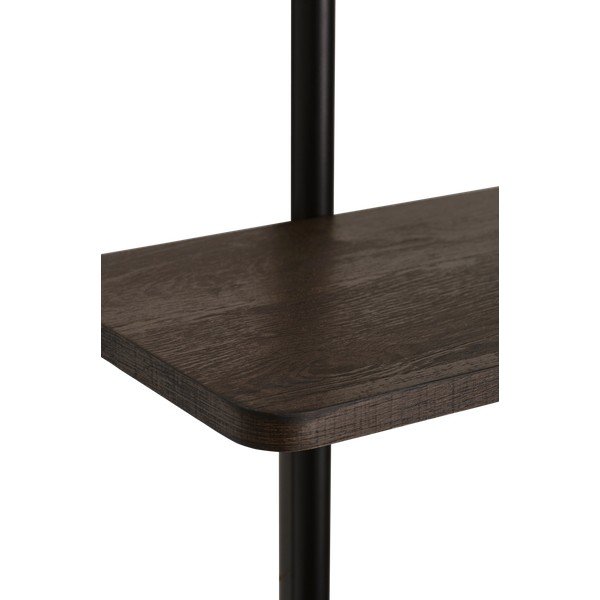 Rudos spalvos iš metalo kelių aukštų sieninė lentyna 100 cm Gilda – Ellos Home-image-4