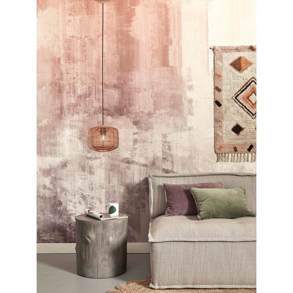 Kabantis šviestuvas natūralios spalvos ø 25 cm su rotango gaubtu Tanami – Good&Mojo-image-3