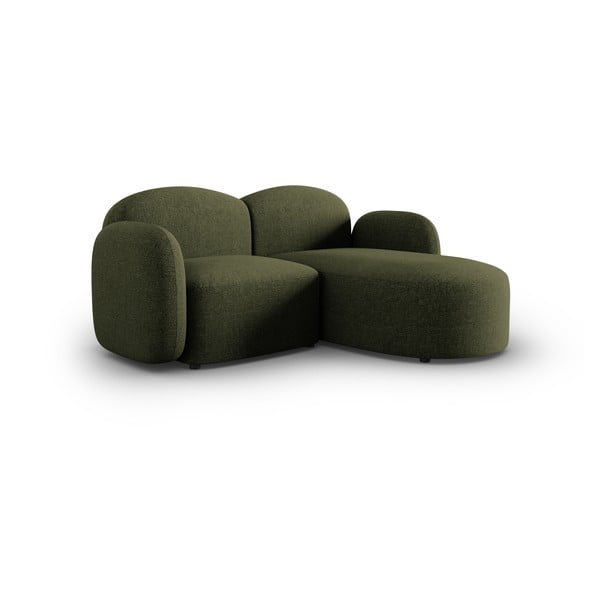 Kampinė sofa žalios spalvos (su dešiniuoju kampu) Blair – Micadoni Home-image-2