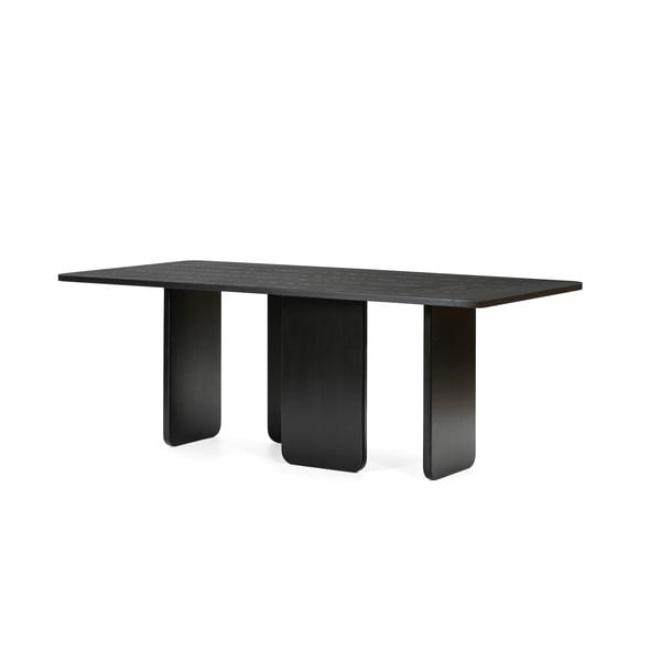 Juodas valgomojo stalas Teulat Arq, 200 x 100 cm-image-3