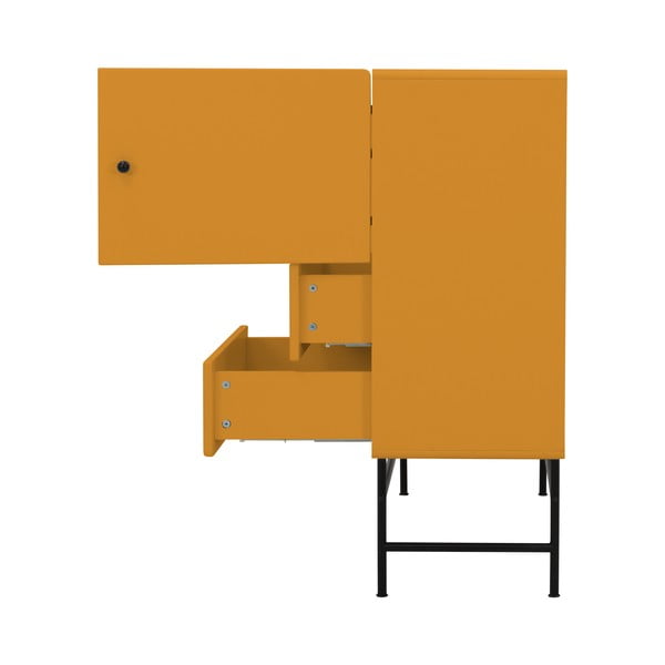 Geltona aukšta komoda 107x107 cm Cocktail - Tenzo-image-3