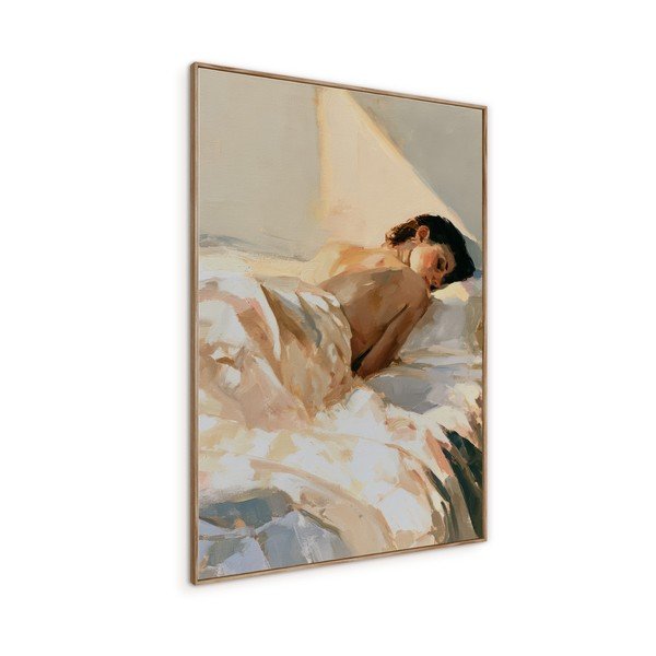 Spausdintas paveikslas su rėmeliu/tapyba ant drobės 70x100 cm Dreamy Rays – Styler-image-4