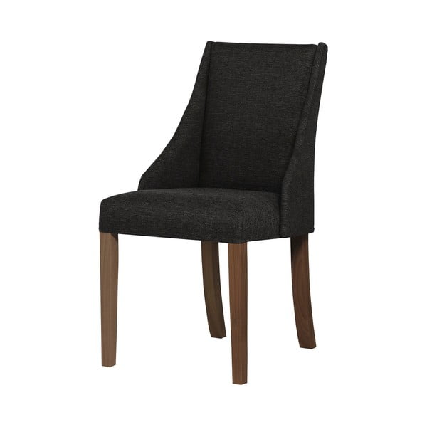 Antracito pilkos spalvos kėdė su tamsiai rudomis buko medienos kojomis Ted Lapidus Maison Absolu