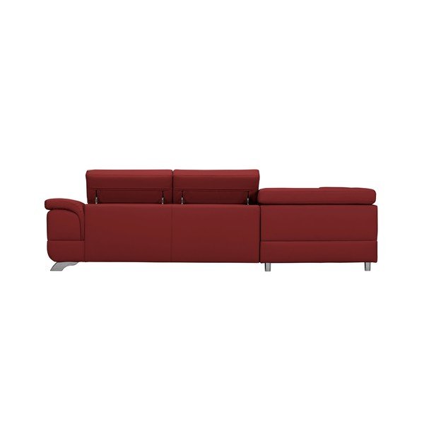 Raudonos odos "Windsor & Co Sofas Gamma" sofa-lova, kairysis kampas-image-2