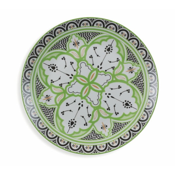 18 dalių porceliano ir akmens masės lėkščių rinkinys VDE Tivoli 1996 Marocco-image-4