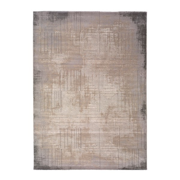 Pilkos ir smėlio spalvos kilimas Universal Seti, 60 x 120 cm